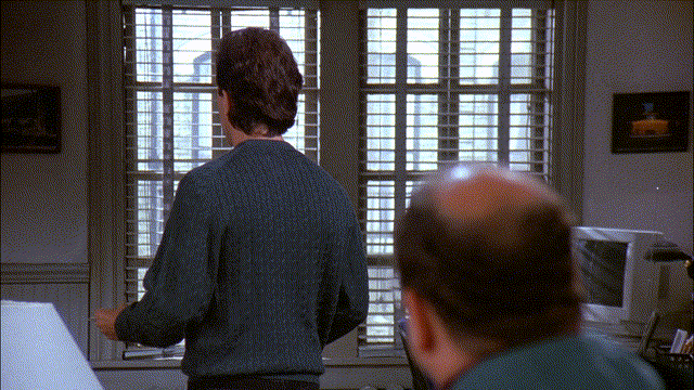 gifvana seinfeld george jerry s8e4 GIF