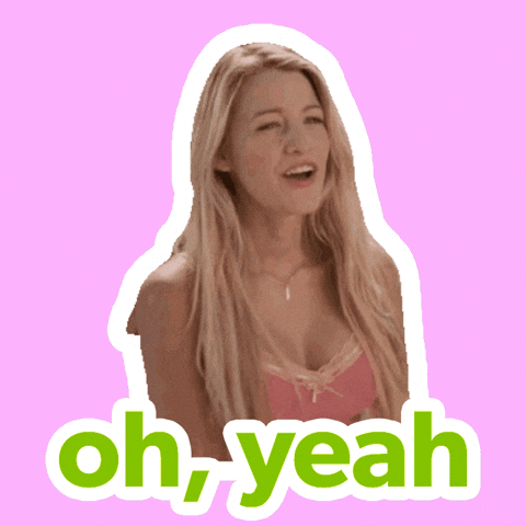 Oh Yeah Wow GIF by Blake Lively Fan