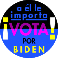 laurasmithart Vota vota por biden Sticker