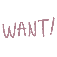 Want Sticker by Posh The Label