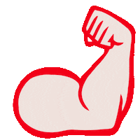 magsoc workout strong self care muscles Sticker