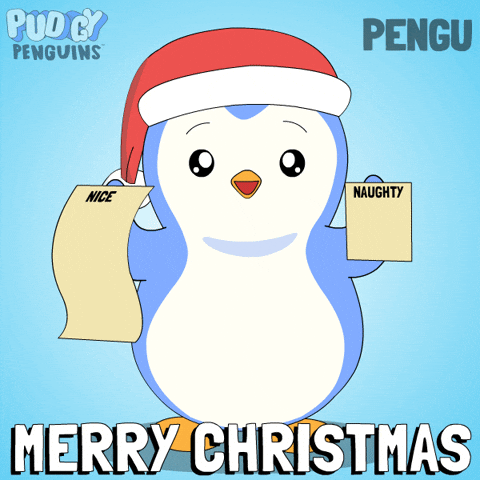 Merry Christmas GIF by Pudgy Penguins