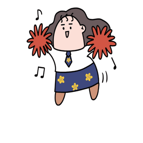 natashadrawing giphygifmaker happy cut joyful Sticker