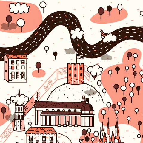 City River GIF by Aiste Papartyte