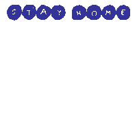 Stay Home Santo Domingo Sticker