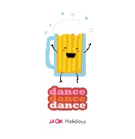 Dance Fun Sticker by LuxuryVillaNorthGoa