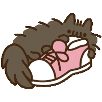 Cat No Sticker by Pusheen