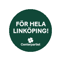 Linkoping Sticker by Centerpartiet
