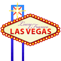 Las Vegas Dress Sticker by Lucy Franco Las Vegas