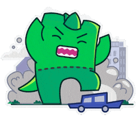 Angry Illustration Sticker