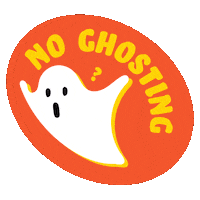 Text Ghost Sticker by BRB Chips