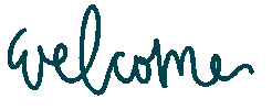 Lettering Everyones Welcome Sticker