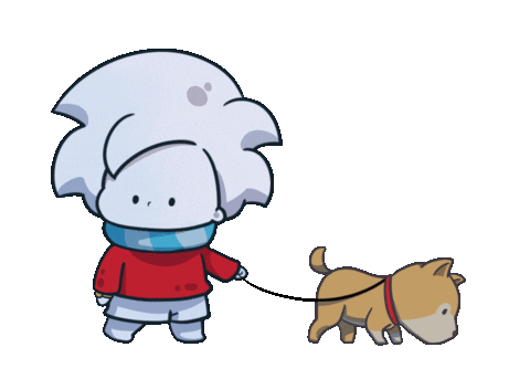Dog Love Sticker by Ai and Aiko