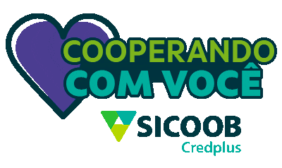 sicoobcredplus giphyupload sicoob cooperando escolhafinanceira Sticker