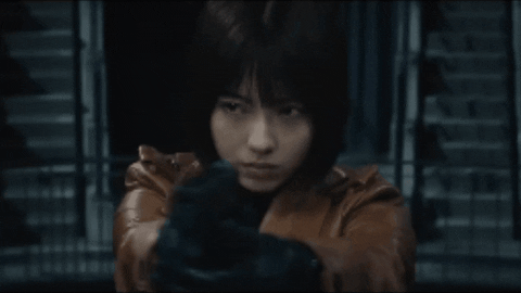 8eb84b0386b94997b4e6b5584bb3ef7b giphygifmaker shin kamen rider 浜辺美波 シン仮面ライダ GIF