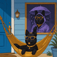 Chilling Day Off GIF by Terry Toto