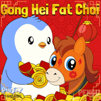 Chinese New Year Penguin GIF by Pudgy Penguins