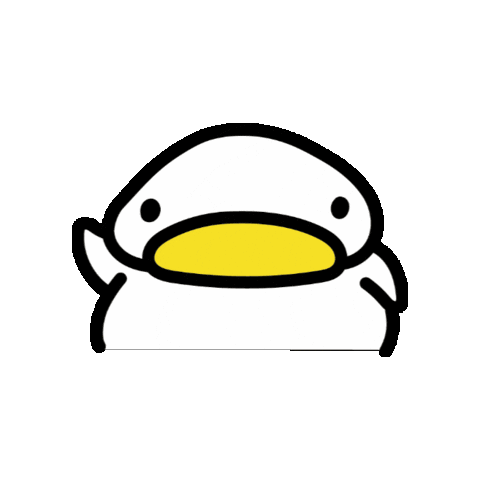 Duck Sticker by CHEBLO