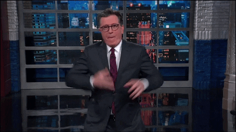 Stephen Colbert Football GIF by The Late Show With Stephen Colbert