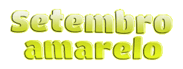 Setembro Amarelo Sticker