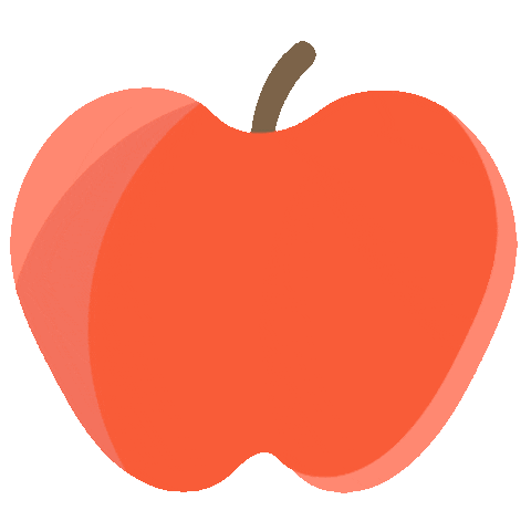 Fall Apple Sticker