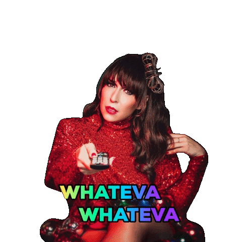 Jessica Vosk Whatever Sticker by Smitten Kitten