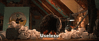 Writers Block Bang Head GIF