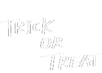 Trick Or Treat Halloween Sticker