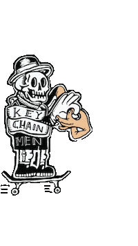 Illustration Skull Sticker