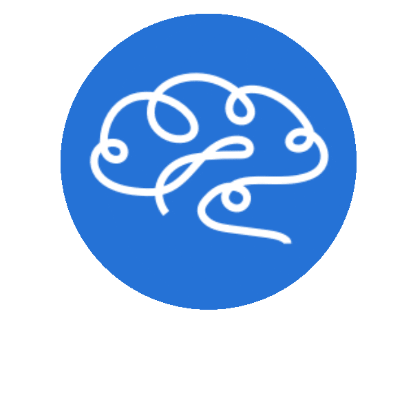 Calmsie logo blue health ai Sticker