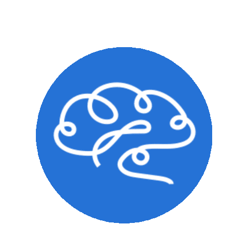 Calmsie logo blue health ai Sticker