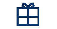 Blue Box Birthday Sticker by The Container Store