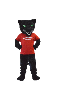 black panther Sticker by Hanover College