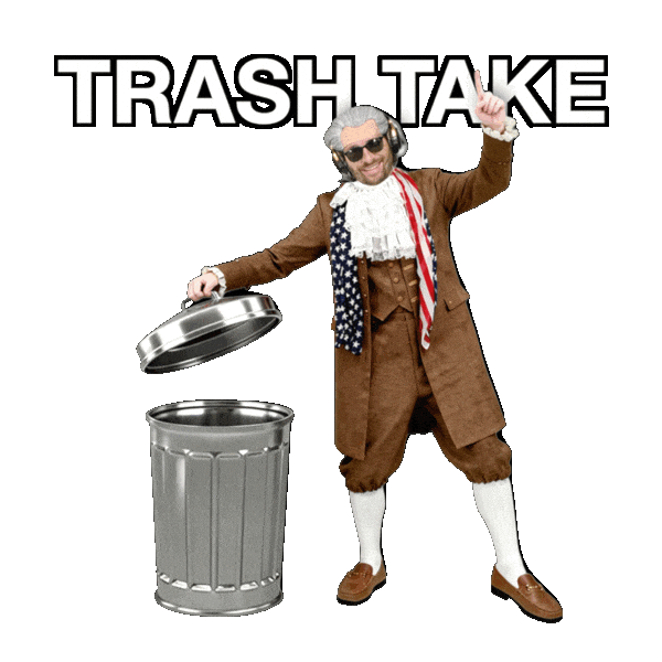 Trash Bad Take Sticker