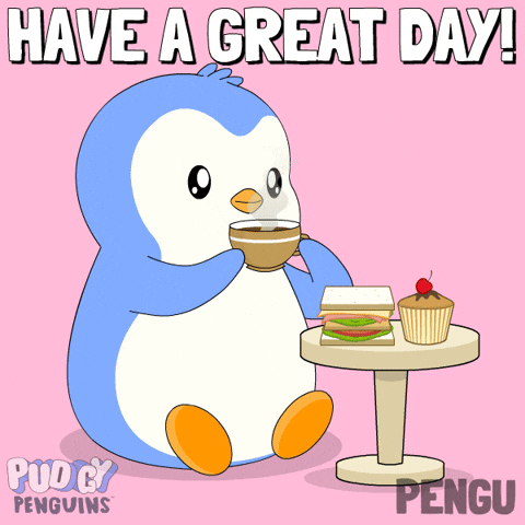 Good Morning Penguin GIF by Pudgy Penguins