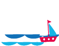 Sailboat Sticker by Toby tiger