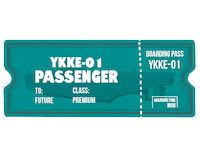 Ticket Passenger Sticker by Sony Music Germany