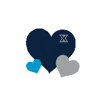 Heart Xu Sticker by Xavier University