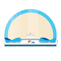 idocomtr deniz ido yolculuk gemi Sticker