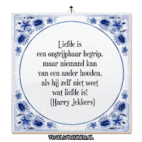 Hart Nl Sticker by Tegelspreuken.nl