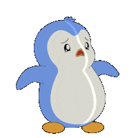 Scared Hide And Seek Sticker by Pudgy Penguins