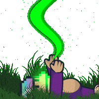 Crypto Chilling Sticker by BigBrains