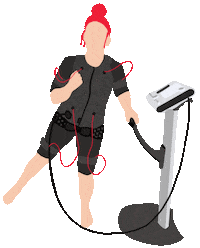 bodytec new workout new post gym Sticker