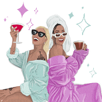 Life Sipping Sticker by hollytheissendesigns
