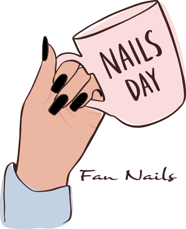 Fan Nails Sticker by coffeetowncentrorio