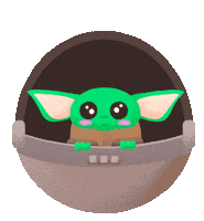 moy_aguero starwars babyyoda themandalorian tino Sticker