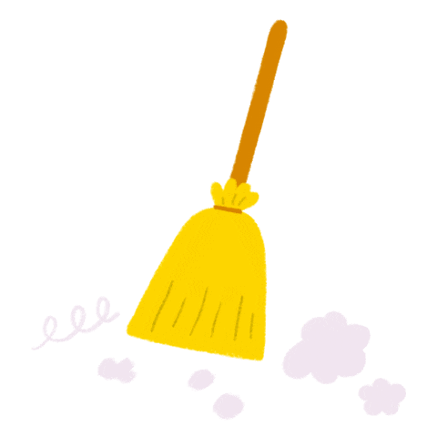 Cleaning Sweep Sticker by Apartment Therapy