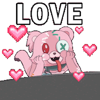 I Love You Hearts Sticker by Masters of Mayhem