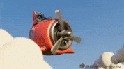 Clouds Flying GIF by Sad Hamster