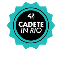 42Rio internet key trend camp Sticker